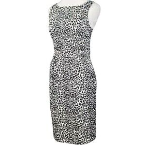 XOXO animal print sheath dress with pockets size 3